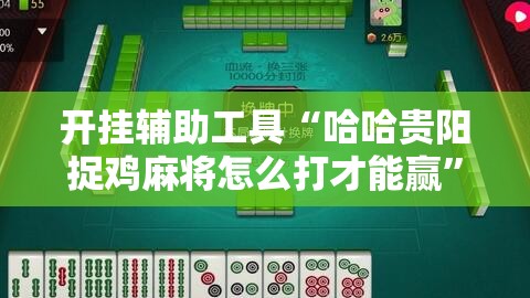 开挂辅助工具“哈哈贵阳捉鸡麻将怎么打才能赢”2026开挂教程步骤