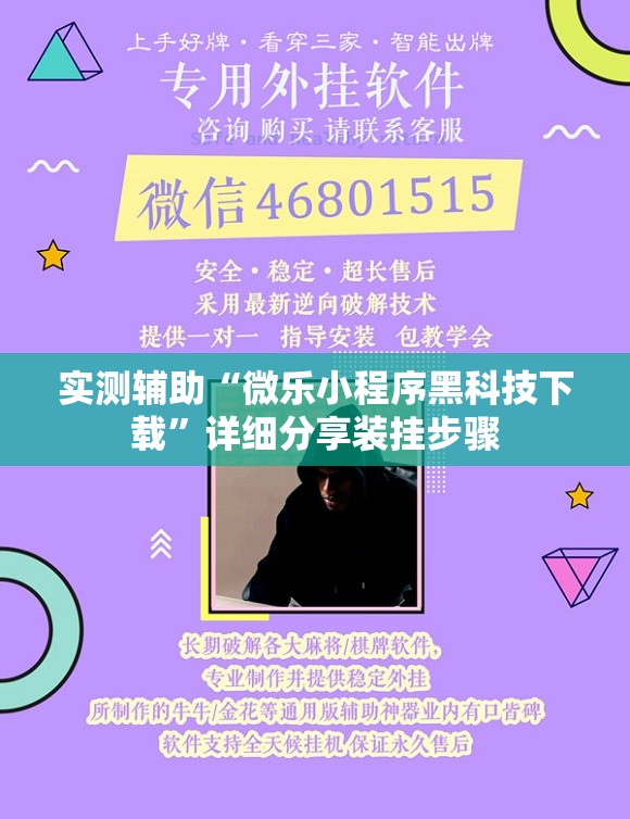 实测辅助“微乐小程序黑科技下载	”详细分享装挂步骤