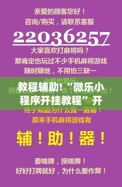 教程辅助!“微乐小程序开挂教程	”开挂(透视)辅助教程