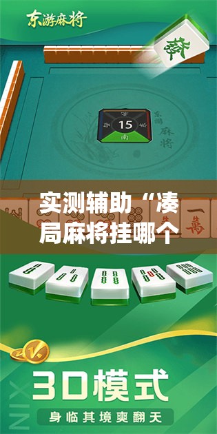 实测辅助“凑局麻将挂哪个软件最厉害”开挂(透视)辅助神器