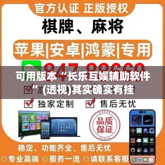 可用版本“长乐互娱辅助软件”(透视)其实确实有挂