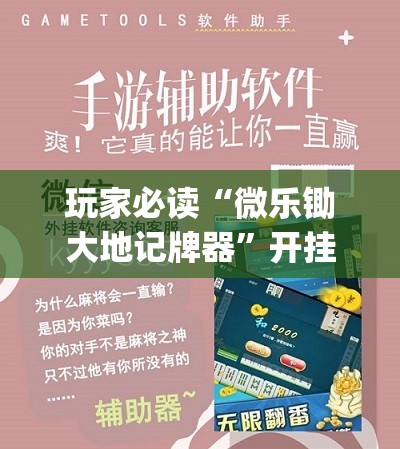 玩家必读“微乐锄大地记牌器”开挂(透视)辅助教程
