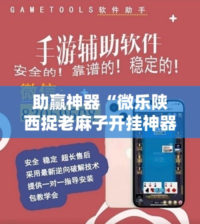 助赢神器“微乐陕西捉老麻子开挂神器”开挂详细教程