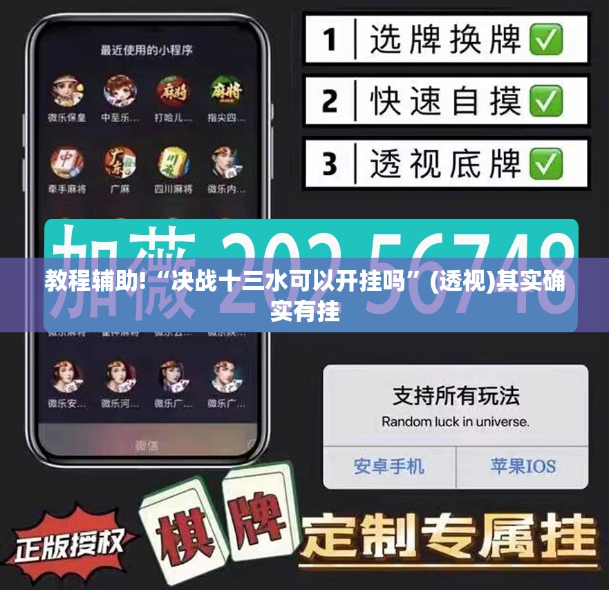教程辅助!“决战十三水可以开挂吗”(透视)其实确实有挂
