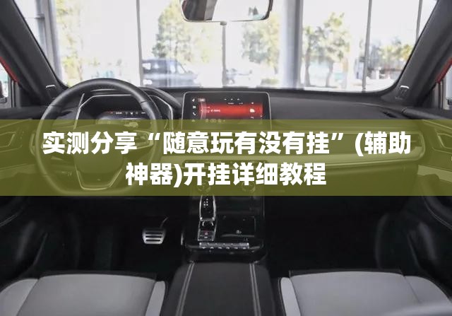 实测分享“随意玩有没有挂”(辅助神器)开挂详细教程