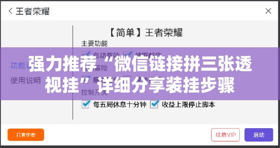 强力推荐“微信链接拼三张透视挂”详细分享装挂步骤