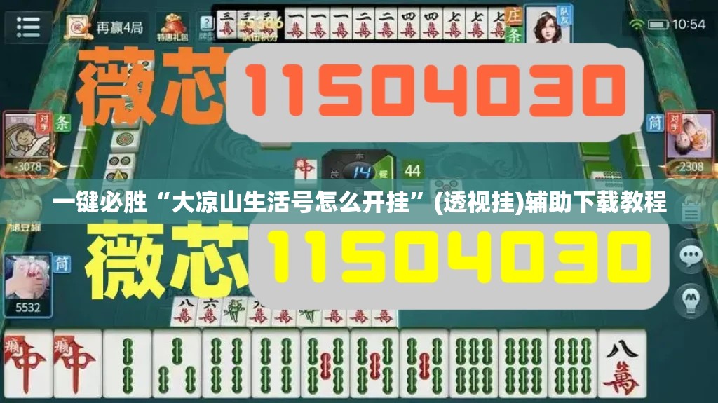 一键必胜“大凉山生活号怎么开挂”(透视挂)辅助下载教程