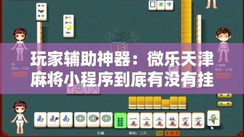 玩家辅助神器：微乐天津麻将小程序到底有没有挂”详细外挂透视辅助软件教程