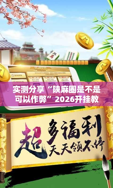 实测分享“陕麻圈是不是可以作弊”2026开挂教程步骤