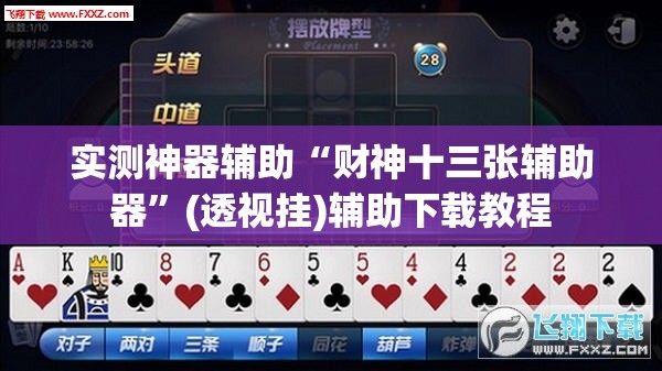 实测神器辅助“财神十三张辅助器”(透视挂)辅助下载教程