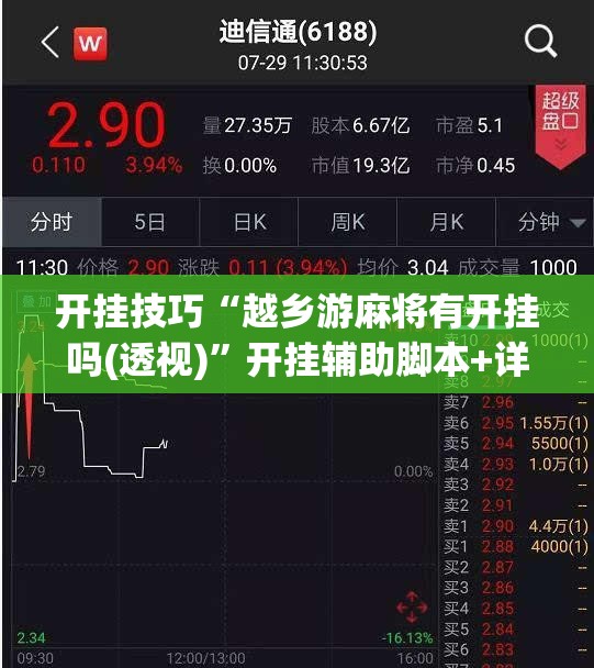 开挂技巧“越乡游麻将有开挂吗(透视)”开挂辅助脚本+详细开挂安装教程