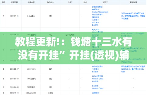 教程更新!：钱塘十三水有没有开挂”开挂(透视)辅助教程