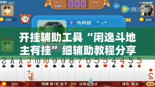 开挂辅助工具“闲逸斗地主有挂”细辅助教程分享
