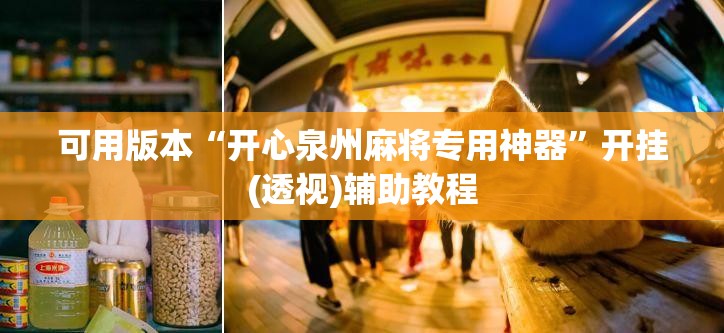 可用版本“开心泉州麻将专用神器	”开挂(透视)辅助教程