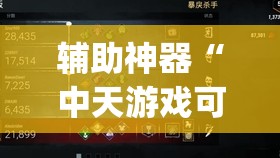 辅助神器“中天游戏可以开挂吗”开挂(透视)辅助教程