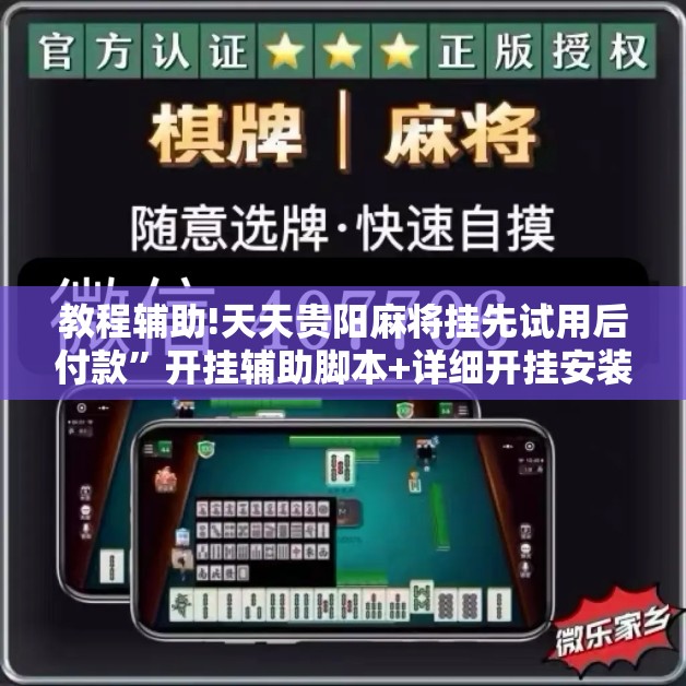 教程辅助!天天贵阳麻将挂先试用后付款”开挂辅助脚本+详细开挂安装教程