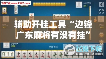 辅助开挂工具“边锋广东麻将有没有挂	”细辅助教程分享