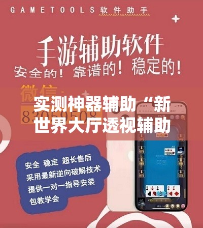 实测神器辅助“新世界大厅透视辅助软件	”细辅助教程分享
