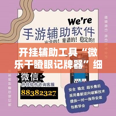 开挂辅助工具“微乐干瞪眼记牌器”细辅助教程分享