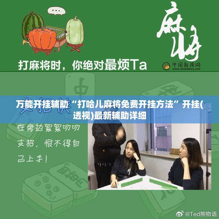 万能开挂辅助“打哈儿麻将免费开挂方法”开挂(透视)最新辅助详细