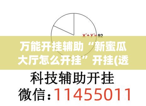 万能开挂辅助“新蜜瓜大厅怎么开挂	”开挂(透视)辅助教程
