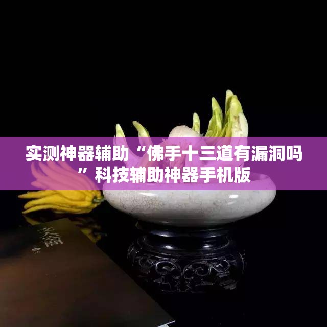 实测神器辅助“佛手十三道有漏洞吗	”科技辅助神器手机版