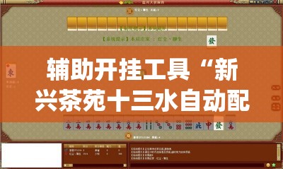辅助开挂工具“新兴茶苑十三水自动配牌软件”开挂(透视)最新辅助详细