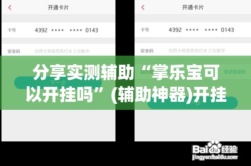 分享实测辅助“掌乐宝可以开挂吗	”(辅助神器)开挂详细教程