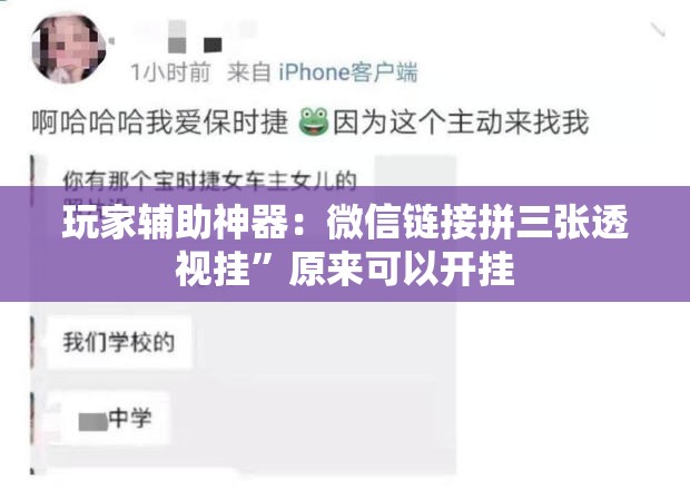 玩家辅助神器：微信链接拼三张透视挂	”原来可以开挂
