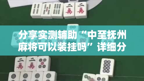 分享实测辅助“中至抚州麻将可以装挂吗	”详细分享装挂步骤