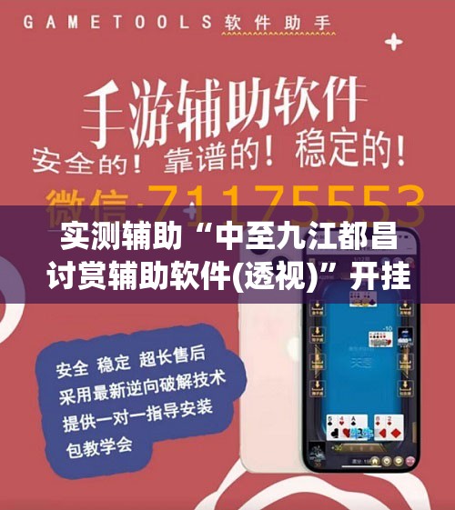 实测辅助“中至九江都昌讨赏辅助软件(透视)”开挂辅助脚本+详细开挂安装教程