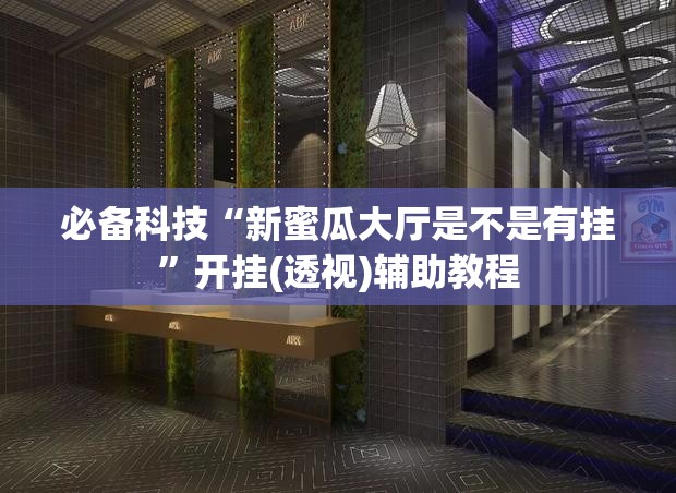 必备科技“新蜜瓜大厅是不是有挂”开挂(透视)辅助教程