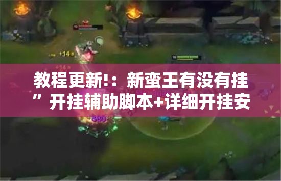 教程更新!：新蛮王有没有挂	”开挂辅助脚本+详细开挂安装教程
