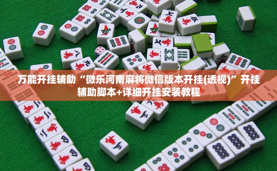 万能开挂辅助“微乐河南麻将微信版本开挂(透视)	”开挂辅助脚本+详细开挂安装教程
