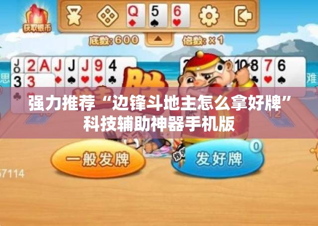 强力推荐“边锋斗地主怎么拿好牌	”科技辅助神器手机版