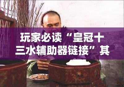玩家必读“皇冠十三水辅助器链接”其实确实有挂