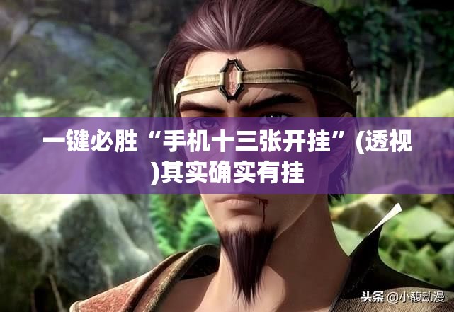 一键必胜“手机十三张开挂	”(透视)其实确实有挂