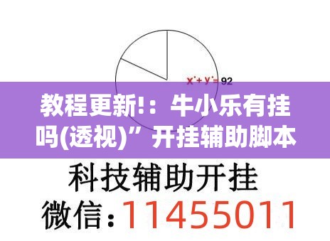 教程更新!：牛小乐有挂吗(透视)”开挂辅助脚本+详细开挂安装教程