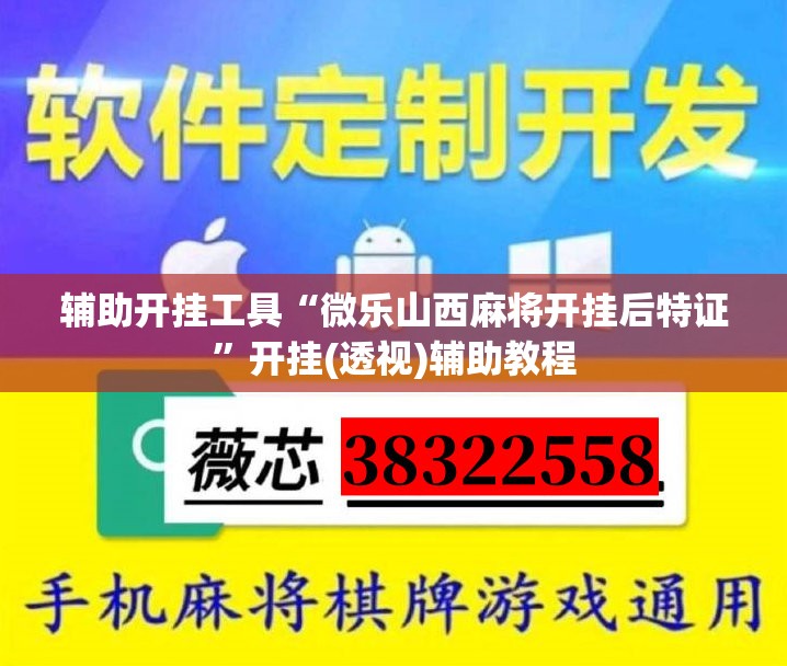 辅助开挂工具“微乐山西麻将开挂后特证”开挂(透视)辅助教程
