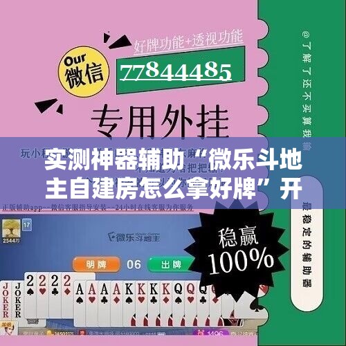 实测神器辅助“微乐斗地主自建房怎么拿好牌”开挂详细教程