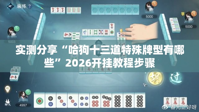 实测分享“哈狗十三道特殊牌型有哪些	”2026开挂教程步骤
