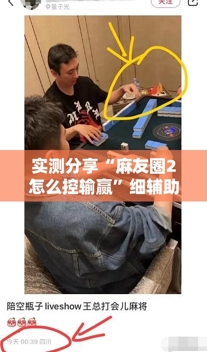 实测分享“麻友圈2怎么控输赢”细辅助教程分享