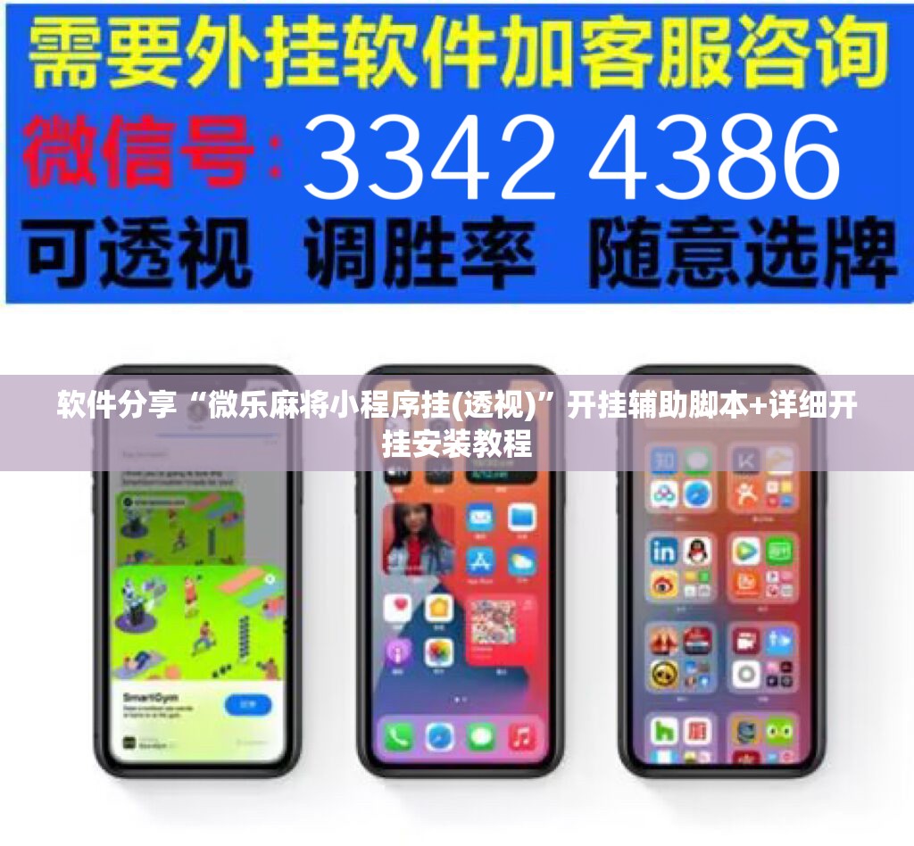 软件分享“微乐麻将小程序挂(透视)”开挂辅助脚本+详细开挂安装教程