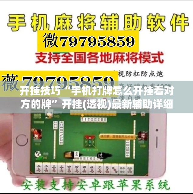 开挂技巧“手机打牌怎么开挂看对方的牌”开挂(透视)最新辅助详细