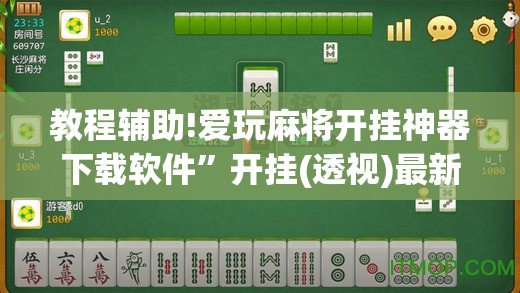 教程辅助!爱玩麻将开挂神器下载软件”开挂(透视)最新辅助详细