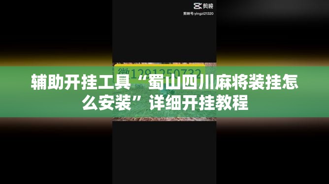 辅助开挂工具“蜀山四川麻将装挂怎么安装”详细开挂教程
