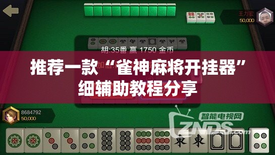 推荐一款“雀神麻将开挂器”细辅助教程分享