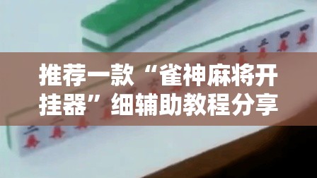 推荐一款“雀神麻将开挂器”细辅助教程分享