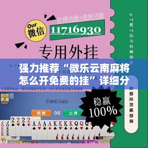 强力推荐“微乐云南麻将怎么开免费的挂”详细分享装挂步骤