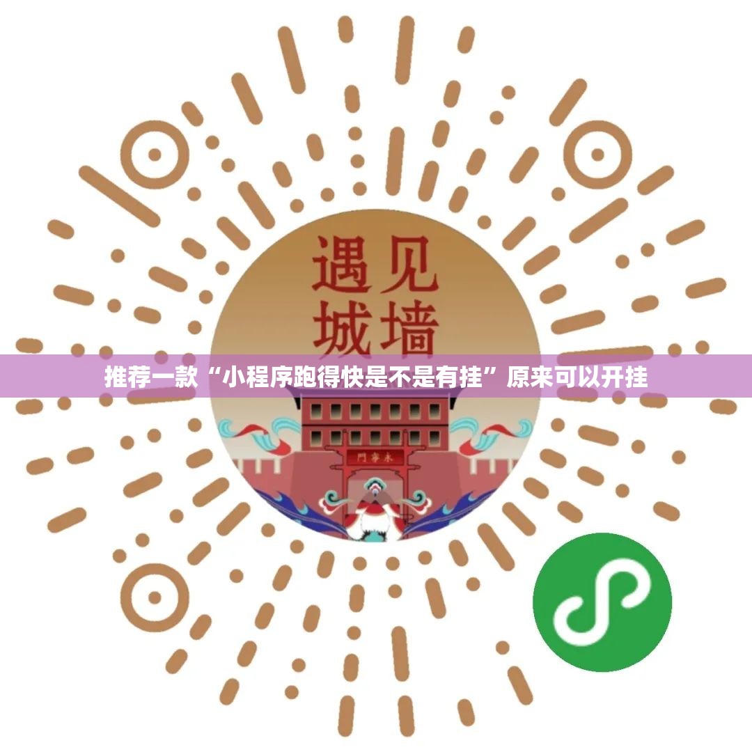 推荐一款“小程序跑得快是不是有挂”原来可以开挂